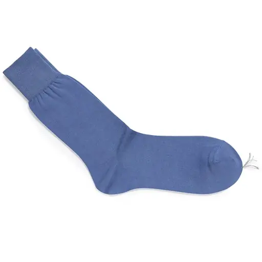 Carlo Lanza Herensokken Katoen Light Blue - Afbeelding 3