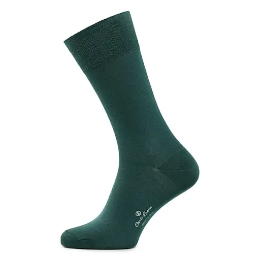 Carlo Lanza Herensokken Katoen Forest Green