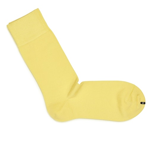 Carlo Lanza Herensokken Katoen Light Yellow - Afbeelding 3