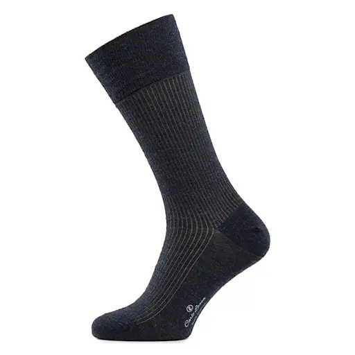 Carlo Lanza Herensokken Wol Shadow Denim
