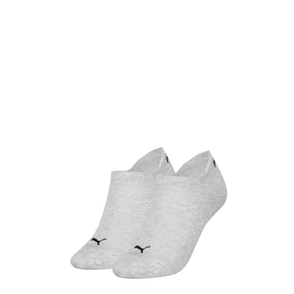 PUMA Dames Cushioned Sneakersokken 2-Pack Grijs