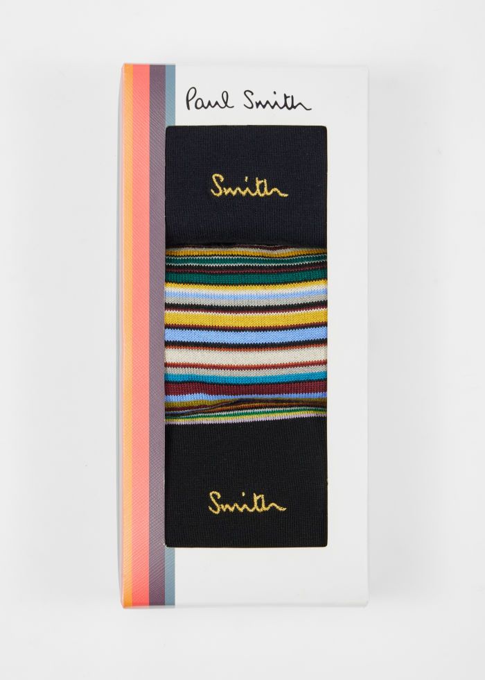 Paul Smith Herensokken Giftbox 3-Pack Gold - Afbeelding 2