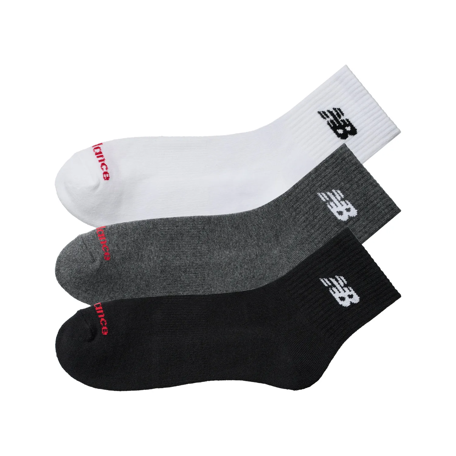 New Balance Unisex Quartersokken 3-Pack Mix - Afbeelding 2