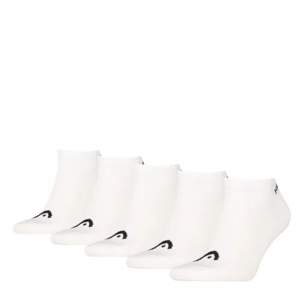 HEAD Unisex Sneakersokken 5-Pack Wit