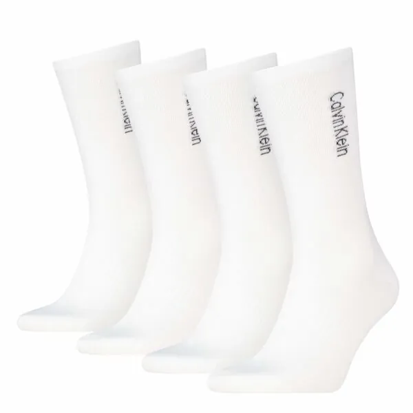 Calvin Klein Giftbox Heren Sportsokken 4-pack Wit